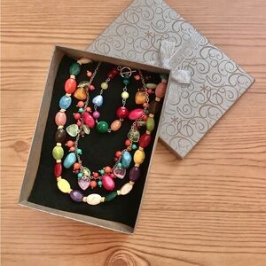 3 Piece Necklace & Bracelet Set